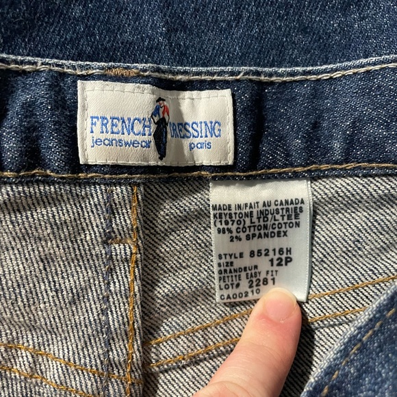 French Dressings Vintage Jean Capris - Picture 2 of 11